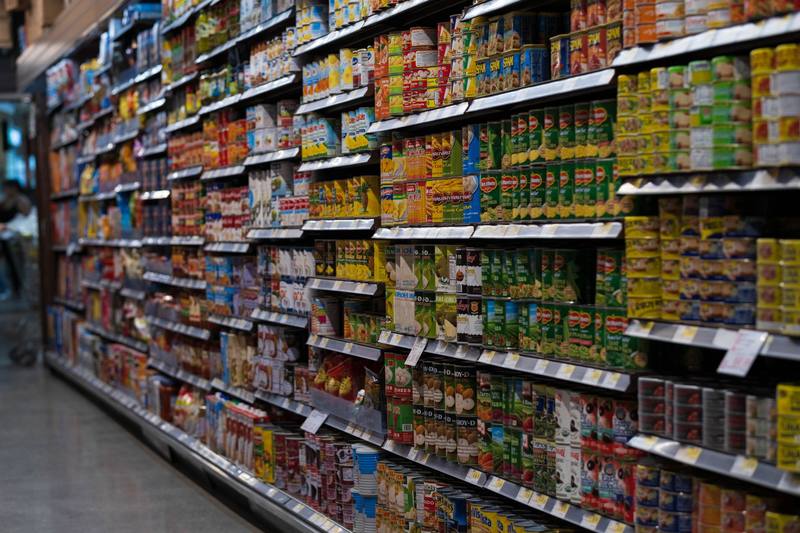 A supermarket aisle